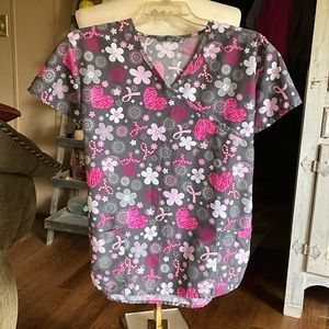 Wear for Care large scrub top